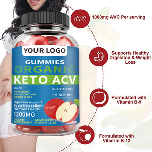 Productos de Belleza, Gomitas Veganas para Adultos con Vitamina B-9 y B-12, Vinagre de Sidra de Manzana, con Soporte Antioxidante, 1000 mg de <span class=keywords><strong>AVC</strong></span> por Porción - Product Image 4