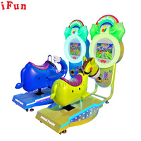 Manège à bascule pour enfants en forme de âne, machine à bascule animale, jeu interactif à jetons, jeu à bascule, aire de jeux intérieure, manèges pour enfants