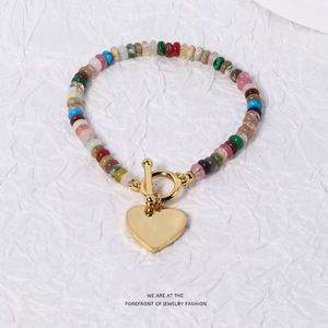 Conjunto de Collar y Pulsera de Cuentas Chapadas en Oro de Alta Gama para Mujer, Estilo Bohemio Retro Europeo-Americano, con Hebilla de Seguridad, No se Desvanece - Product Image 3