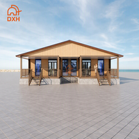 Villa mobile de luxe moderne en kit, conteneur préfabriqué en acier, fabriquée avec des panneaux sandwich