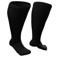 Chaussettes de sport unisexe en nylon de compression extra grande taille 7XL personnalisées pour hommes Traitement des varices Chaussettes à pression graduée