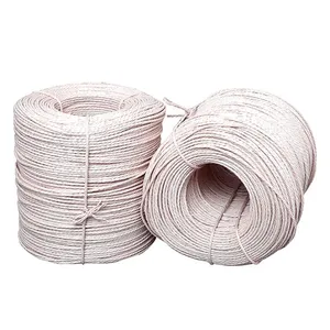 Wholesale homemade white paper rope 6mm DIY cat climbing frame accessories cat scratching rope cat scratching column sisal rope