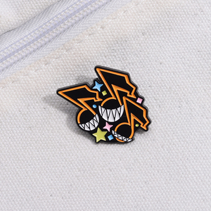 Kartun bintang Enamel Pin lucu pakaian ransel bros kerah lencana lucu Gotik Punk perhiasan aksesoris hadiah untuk teman-teman - Product Image 5