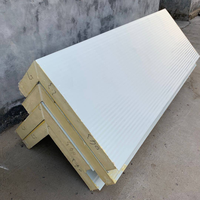 Panneaux sandwich en mousse PU pour toiture métallique, matériau de construction, panneau isolant en polyuréthane, panneau sandwich PU PIR pour murs et toitures