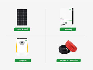 สถานีพลังงานแสงอาทิตย์แบบพกพาไฮบริด 3000W ระบบกักเก็บพลังงาน 5000W สำหรับติดตั้งบนหลังคาภายนอกอาคาร ใช้งานได้ทั้งในบ้านและนอกบ้าน แบบออลอินวัน - Product Image 1