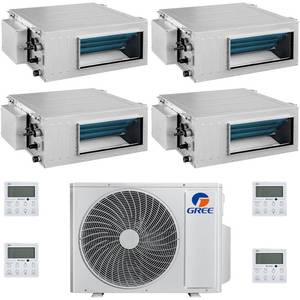 Aire Acondicionado Split de Cuatro Unidades con Conductos, de Frecuencia Variable para Ahorro de Energía Doméstico, 10001-12000 BTU A++ R32 - Product Image 1