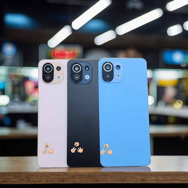 Xiaomi Back Cover Glass Battery Cover for Mi11 Lite Battery Cover Glass All Colors Available