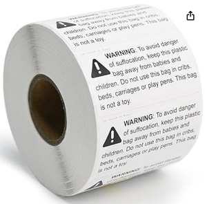 Custom Printed Adhesive <b>Labels</b> Personalized Waterproof Stickers for Business Branding <b>Packaging</b> Shipping and Office Use - Product Image 5