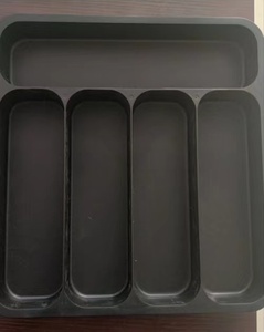 Organisateur de tiroir de <span class=keywords><strong>cuisine</strong></span> multifonctionnel : plateau de rangement pour couverts, porte-couteaux, boîtes à lunch et compartiments de séparation - Product Image 6