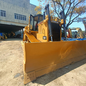 รถดันดินตีนตะขาบ Caterpillar D8R มือสองจากญี่ปุ่นแท้ เครื่องยนต์ CAT 3406 รถดันดินขนาดกลาง พร้อมหัวริปเปอร์ สำหรับงานก่อสร้างปรับระดับพื้นดิน - Product Image 1