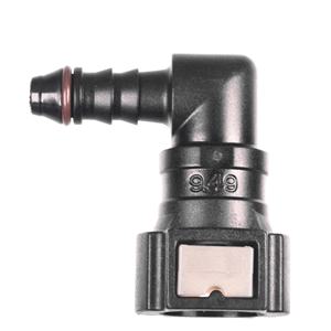 ホットセール 9.49MM エルボ燃料ポンプ SAE ゴムパイプコネクター 燃料ラインフィッティング自動車部品に適合 - Product Image 1