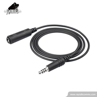 Adaptateur de casque d'aviation Airbus Headset to GA Plug Câble adaptateur de casque d'aviation