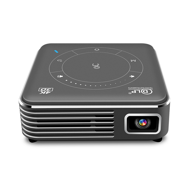 In Stock P11 Android 9 Mini Projector 3D Portable 5G WiFi DLP 4K Mini Projector 3000mAh Battery 2G 16G / 4G 32G Home Theater