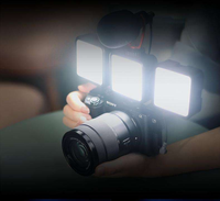 Lampe LED portable de poche pour appareil photo, éclairage vidéo pour vlog, lumière d'appoint professionnelle pour la beauté et les selfies