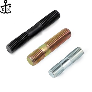 Boulons à tête fraisée double chanfrein personnalisés DIN975/DIN976/IFI136/ASTM A193 B7 en acier au carbone noir filetés ASTM <span class=keywords><strong>A194</strong></span> Grade <span class=keywords><strong>2H</strong></span> - Product Image 5