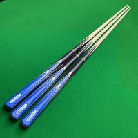 Nouvelle queue de billard de piscine en acier d'érable à tige traversante noir huit boules petite tête 16 couleurs 13mm arbre en Fiber de carbone