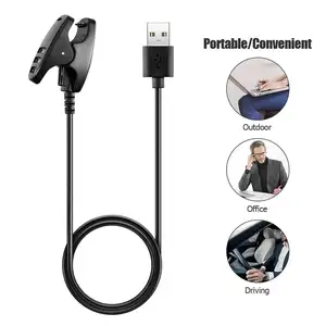 1M USB Clip Charger Cable For Suunto 5/Suunto 3 Fitness/ Spartan Trainer/Ambit 123/Traverse/Kailash Smart Watch Charging Dock