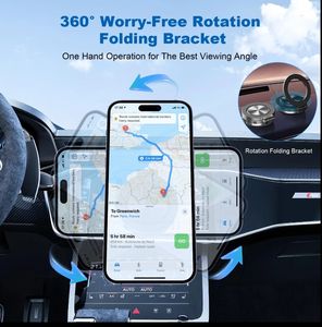 <span class=keywords><strong>Platine</strong></span> tournante électrique magnétique innovante support de téléphone portable pliant forte aspiration sous vide accessoire de voiture flexibilité nouvelles idées - Product Image 5