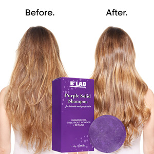 Nouveautés : Barre de <span class=keywords><strong>shampoing</strong></span> <span class=keywords><strong>solide</strong></span> violette sans cruauté animale pour cheveux blonds et bruns, tonifiante - Product Image 6