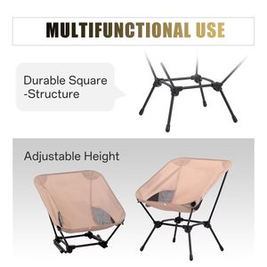 Sillas Plegables Portátiles para Camping, Ajustables en Altura, <span class=keywords><strong>con</strong></span> Bolsillo Lateral, Personalizadas de Fábrica - Product Image 3