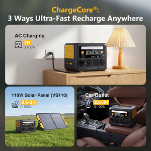 <span class=keywords><strong>VTOMAN</strong></span> Jump600X 268,8Wh LiFePO4 600W Tragbare Powerstation mit Reiner Sinuswelle für Auto, Zuhause, Outdoor & Wohnmobil-Nutzung - Product Image 5
