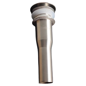 Lavabo Moderno Redondo de Acero Inoxidable con Pedestal Integrado y <span class=keywords><strong>Base</strong></span> <span class=keywords><strong>para</strong></span> Instalar en el Suelo - Product Image 4