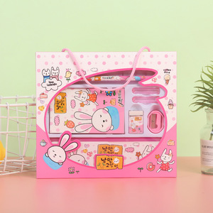 Set di cancelleria Cartoon per bambini premio asilo regalo per imparare confezione regalo di inizio scuola primaria set di cancelleria - Product Image 4