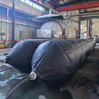 Bouée pneumatique professionnelle noire pour le levage et le sauvetage de bateaux, yachts et navires, avec raccords pour pontons flottants et accostage, de Qingdao
