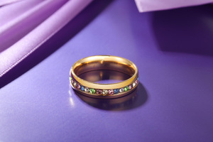 Star Cocktail <b>Ring</b> Stainless Steel Unisex Modern Fashion Jewelry Waterproof Hypoallergenic - Product Image 4