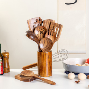 ملاقط طهي خشبية طبيعية وصديقة للبيئة من خشب الأكاسيا مجموعة تعبئة من خشب الأكاسيا - Product Image 4