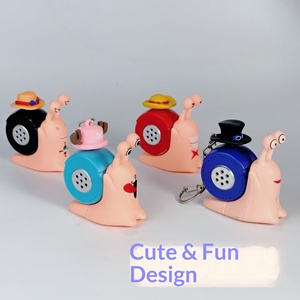 Colgante de plástico de One Piece con forma de caracol, con sonido de campana y grabador de sonido, juguete sonoro para llavero - Product Image 5