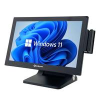 Terminal de point de vente tout-en-un pliable JESEN pour bureau, avec écran tactile unique, système Windows 11, facturation hors ligne