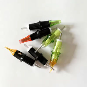 20 unidades/caja de agujas de tatuaje avanzadas <span class=keywords><strong>RL</strong></span> RS M1 cartuchos RM con empuñaduras de silicona suave - Product Image 3