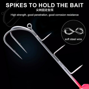 رؤوس صيد غاطسة من الرصاص والفولاذ المقاوم للصدأ من WEIHE بوزن 100-300 جرام مع خطاف لصيد الأسماك في أعماق البحار والمحيطات - Product Image 4