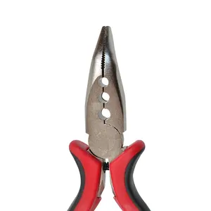 Tang ekstensi rambut mikro baja tahan karat, alat ekstensi rambut ujung melengkung 3 lubang, Tang ekstensi rambut manik-manik - Product Image 6