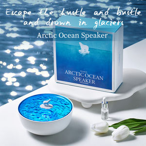 Lámpara Nocturna con Altavoz Inalámbrico, Proyector de Luz Nocturna con Sonido Blanco, Lámpara LED Relajante <span class=keywords><strong>para</strong></span> Sala de Estar - Product Image 1