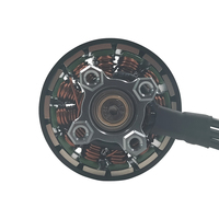 Moteur CC sans balais à aimant permanent HAOHENG 3112 900-1150 tr/min 900KV/1150KV avec noyau d'arbre en alliage de titane pour drone de course FPV 9-10 pouces