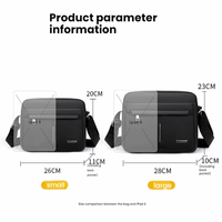 Sac de messager tactique de voyage décontracté, sac à bandoulière unique de grande capacité personnalisé, sac de messager imperméable et durable pour hommes