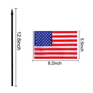 Bán Buôn Biểu Tượng Tùy Chỉnh Treo Cờ In Kỹ Thuật Số Polyester Tùy Chỉnh Mini Cầm Tay Cờ - Product Image 3