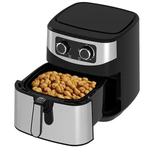 Nồi Chiên Điện dầu miễn phí Thông Minh Kỹ thuật số Nồi chiên không khí nhà máy bán buôn 9.2l đen biểu tượng tùy chỉnh LCD hiển thị hộp màu + hộp carton - Product Image 3