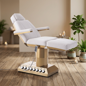 เตียงนวดไฟฟ้าปรับระดับได้ 4 มอเตอร์ รุ่นใหม่ สำหรับสปาและดูแลผิวหน้า - Product Image 1