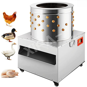 Machine Combinée Échauffeuse et Plumeuse pour Volailles (Poulet et Caille) – Système d'Échauffage et de Plumeage 110/220V, Capacité 1000 plumes/heure – Équipement d'Abattage - Product Image 2