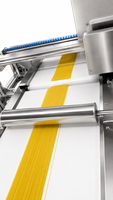 Machine extrudeuse de nouilles automatique à moteur, haute capacité 250 kg/h, acier inoxydable de qualité alimentaire, facile à utiliser, hôtels