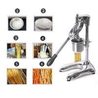 Nouvelle machine à frites manuelle pour restaurants, extrudeuse de pommes de terre et légumes pour frites longues et purée de pommes de terre