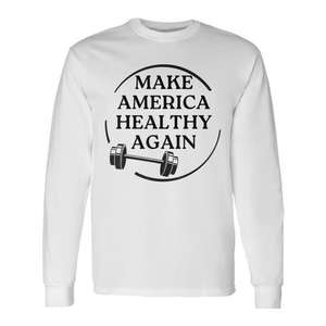 Camiseta de manga larga para entrenamiento físico Make America Healthy Again - Product Image 3