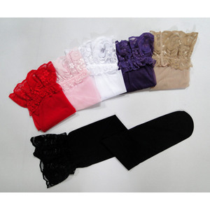 Lencería sexy, con ribetes de encaje, medias seductoras, medias hasta el muslo lindas y sexys, medias de 8 cm. - Product Image 1
