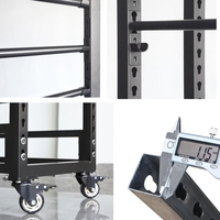 Porte-rouleaux suspendu mobile en métal moderne pour l'affichage de films de changement de couleur de voiture et de tissus textiles avec barre de suspension réglable