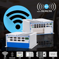 PC Mini Box Industri Tanpa Kipas OEM/ODM Win 10 11/Linux Dengan 1*Slot RAM DDR IIII, hingga 16GB