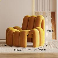 Chaise araignée style nordique, nouvelle tendance, vente chaude, mobilier moderne pour hôtel, maison, chambre à coucher, salon, détente, tissu, salon