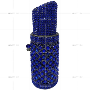 Women Luxury Lipstick Rhinestones Clutch <b>Purse</b> Shinny Crystals Evening Bag Glitter Handbag for Night Out Dating Prom - Product Image 6